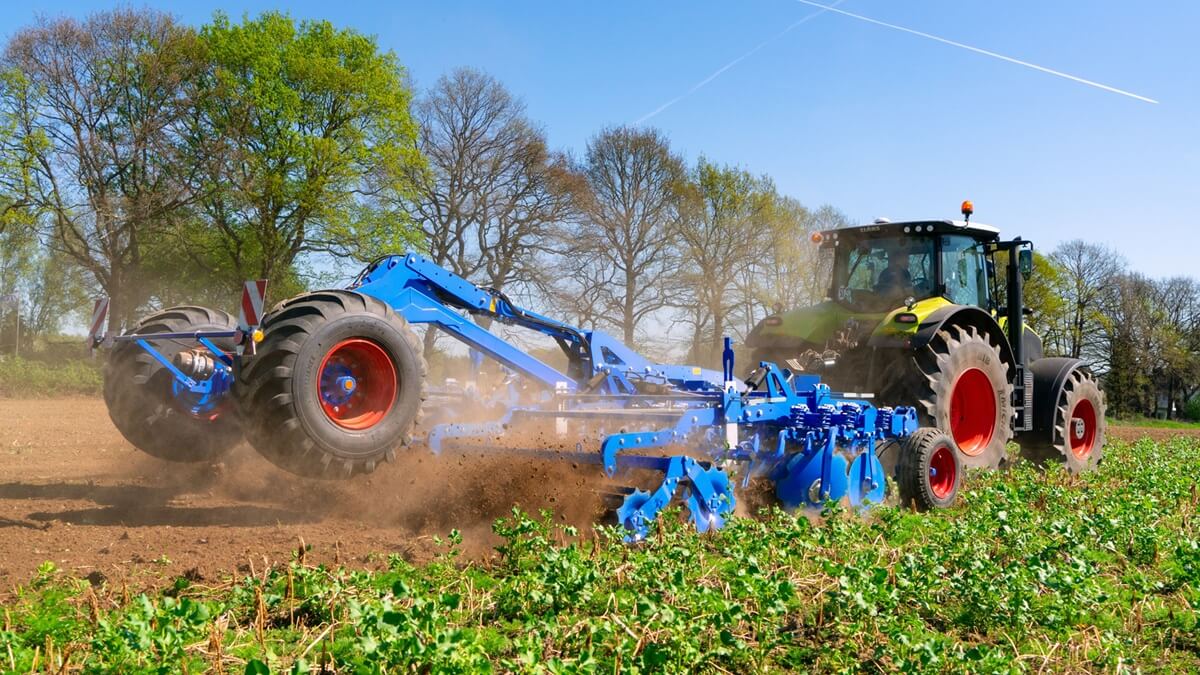 Soil cultivation and seeding 